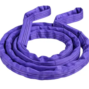 Polyester Round Sling for Offshore Oil Rig Lifting, 5 Ton Capacity, 2m, Corrosion Resistant thumbnail-4