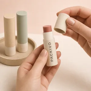 Custom Lip Balm Paper Tube Packaging Box OEM ODM Cosmetic Packaging Solution thumbnail-3