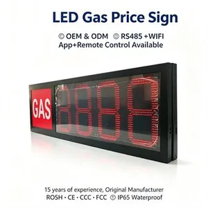 GAS DIESEL LED Gas Price Sign Custom LED Gas Price Sign Multiple Digital Price Formats thumbnail-2