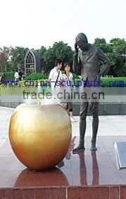 Cast Bronze Sculpture Modern Sculpture High Quality Fashion Urban Statue thumbnail-1