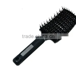 Professional Salon Fassional Plastic and Nylon Bristle Unique Curved Vent Brush thumbnail-5