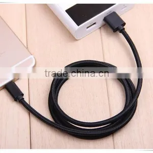 Nylon Woven Two Side Dual Usb Data Cable Bulk 2 in 1 thumbnail-4