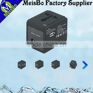European Multi-function Converter Plug Phosphor Bronze Pc100v-250v ac Usb 5v 550mA dc Adapter Plug in thumbnail-1