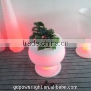 New PE Plastic Flowerpot With LED Light 4151F thumbnail-1