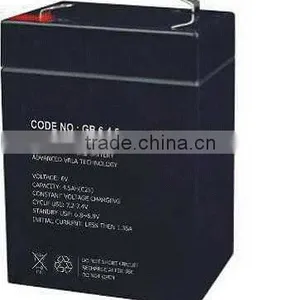Sealed Lead Acid Battery Ups Battery 6v 4.5ah Agm Lead Acid Battery thumbnail-1