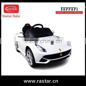 RASTAR Baby Ride on Type Ferrari F12 Model Plastic Kids Ride on Toys thumbnail-1