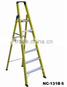 Fiberglass Step Ladder With Tools Holder thumbnail-1