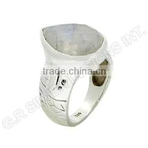 Rainbow Moonstone Gemstone Jewelry,925 Sterling Silver Women Rings Jewelry thumbnail-5