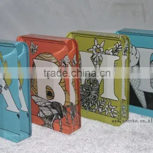 Acrylic Paperweight,acrylic Solid Alphabet Display Block With Back Printed Paper Sticker thumbnail-1