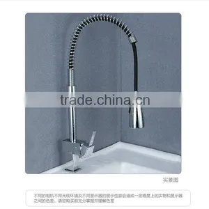 Spring Brass Body Pull Out Spray Kitchen Sink Faucet thumbnail-1