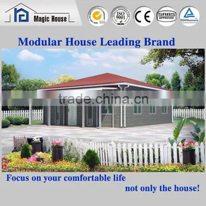 Hot Sale!!2016 New Design Prefab House, Fire Proof Fiber Cement Board House With Low Cost thumbnail-1