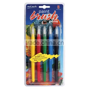 Mont Marte Paint Brush Pens 5pce thumbnail-1