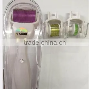 Newest Micro Needling Skin Care 3 In 1 Face Roller With Changeable Different Needle thumbnail-3
