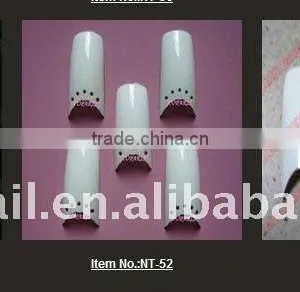 500pcs/bag Nature Nail Art Tips thumbnail-1