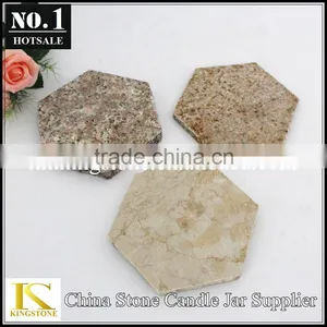 Tableware Carrara White Hexagon Marble Coaster/marble Cup Mat thumbnail-2