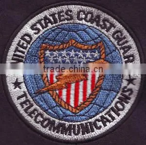 Round Green Leaf Tree Patches/ Round Design 100% Custome Embroidered Badge thumbnail-5