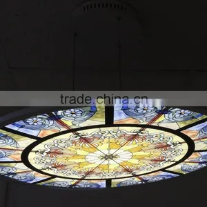 60cm Indoor Use Customize Color Printing Round Led Panel Chandelier thumbnail-2
