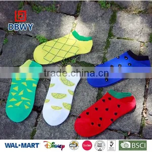 New Design Summer and Autumn Colorful Fruit Socks Combed Cotton Women Ankles thumbnail-1