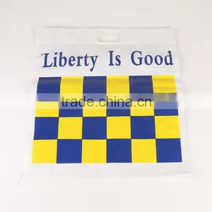 PP Woven Fabric With Lamination Shopping Bag ,gift Bag ,hole Plastic Handle ,with CMYK Printing thumbnail-1