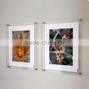 Wall Mounted Black Acrylic Photo Frame thumbnail-1