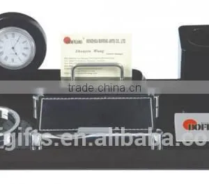 Wooden Desk Sets&Pen Holder,clock,calendar:BF09026-a2 thumbnail-3
