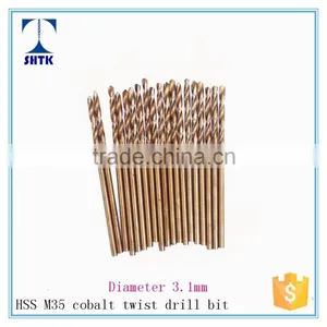Factory Direct Supply, M35 Cobalt, Drill Bit, Twist Drill Bit Dia 3.1mm thumbnail-2