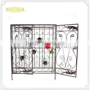 Metal Decorative Wall Mounted Wine Holder Wine Bottle Display thumbnail-4
