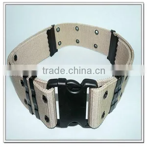 57mm Khaki pp Belt With Changeable Buckles,pp Webbing Belt for Army thumbnail-1
