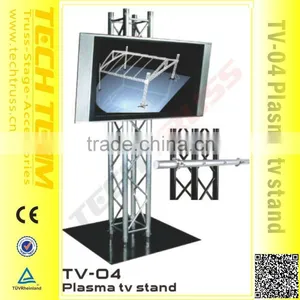 Aluminum Portable TV Display Bracket Lectern Stand thumbnail-1