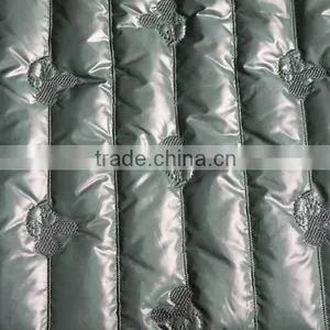 Fashion Polyester Stripe Padded Fabric With Quilting for Down Coats/jacket thumbnail-1