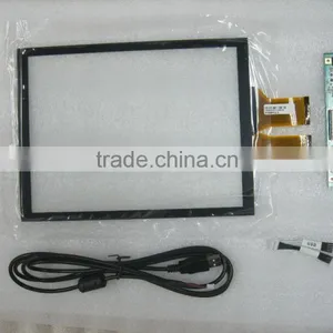 Custom Smaller Demension 2.8"5",7",10.1" Capacitive Touch Panel With Printing White Logo and Some LED Apertures thumbnail-3
