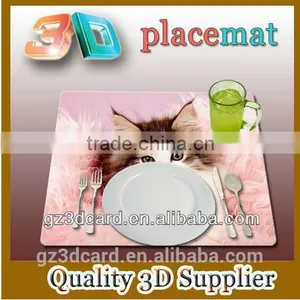 Famous People 3d Lenticular Table Mats 2015 Good Looking With PET Material thumbnail-6
