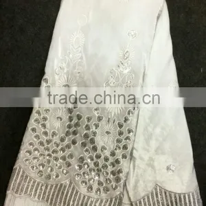 High Quality African Velvet Lace in Switzerland African Velvet Lace Fabric for Wedding thumbnail-1
