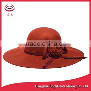 Classical Wool Felt Floppy Hat thumbnail-3