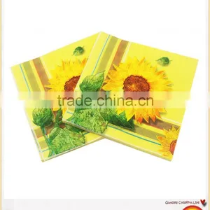 White Dinner Paper Napkin/Promotional Logo Printed Napkin Paper Quality Choice thumbnail-5