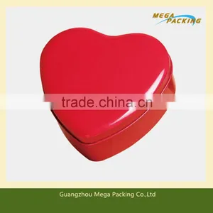 Heart Shaped Metal Chocolate Candies Tin Can Box thumbnail-1