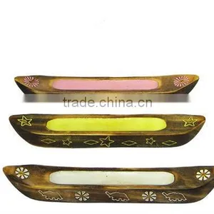Incense Holders Carved Boat Model thumbnail-1