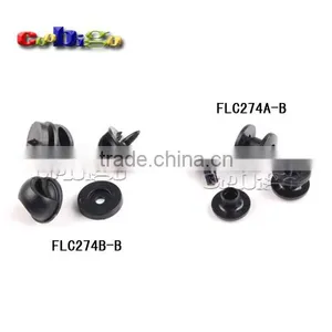 Plastic Black Safety Sewing Button For Bag Garment Luggage Accessories #FLC274A-B/B-B thumbnail-1