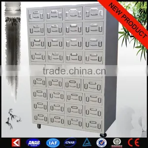 Commercial Stainless Steel Cabinet Vertical White Metal Data Medical Cabinet With 3 Drawers Lateral Cabient thumbnail-1