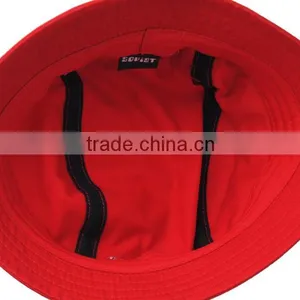 2015 Fashion Cotton Fabric Bucket Hats With Short Bill thumbnail-5