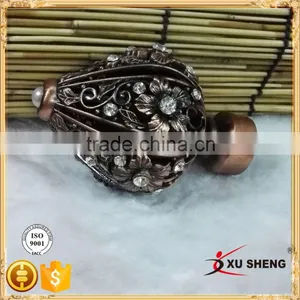 2016 New Models Curtain Rods Leaf Finial thumbnail-2