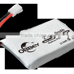 1S 3.7v 1200mAh Small rc Lithium Polymer Battery thumbnail-5