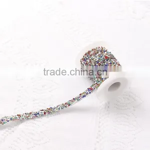 Colorful Resin Rhinestone Chain Hotfix Rhinestone Trim thumbnail-3