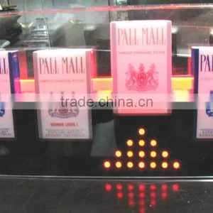 Hot Sale Acrylic Cigarette Display Boxes, Led Illuminated Acrylic Tabacco Display Case thumbnail-5