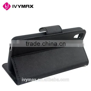 2016 Trending Products Wallet Phone Case With Wrist Strap Black Style Cover Slim Leather Case for HTC 626 thumbnail-6