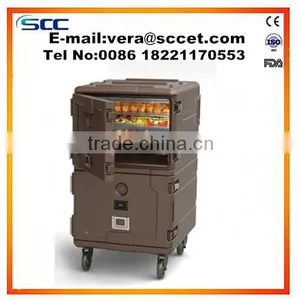 High Quality! Hot and Cold Food Carry Carts Insulated Cabinet Keep Warm Trolley Quality Choice thumbnail-1