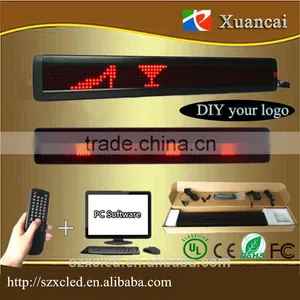 Promotion! M500N-780R(P7.62-7x80Red) 5VDC100-240V AC Use Programmable Led Moving Message Display Scrolling Text Sign Panel Board Quality Choice thumbnail-2