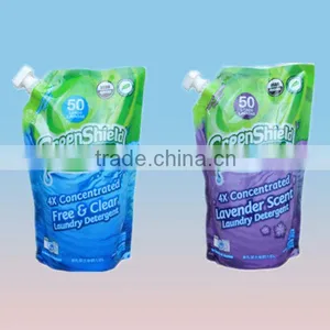 Flexible Plastic Packaging Bag With Spout for Detergent thumbnail-1