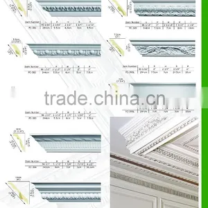 2016 Polystyrene High Quality Beautiful PU Decorative Corbel Eps Cornice Moulding thumbnail-1
