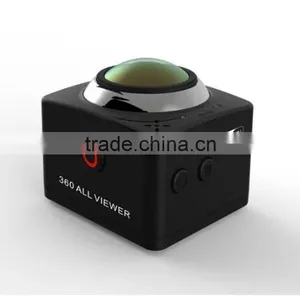New CUBE360 Mini Sports Action Camera 360 Degree Panoramic View Wifi Extreme Sports Action Video Camera thumbnail-6